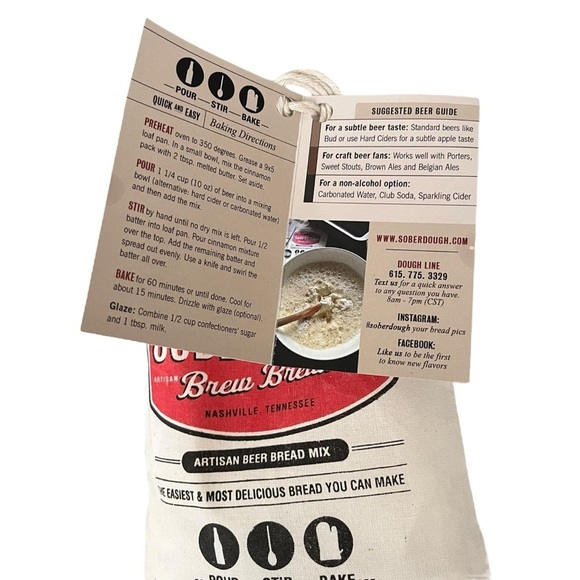 Soberdough Bread Mix Cinnamon Swirl Full Size Loaf Just + Beer Real Ingredients - Picture 4 of 8